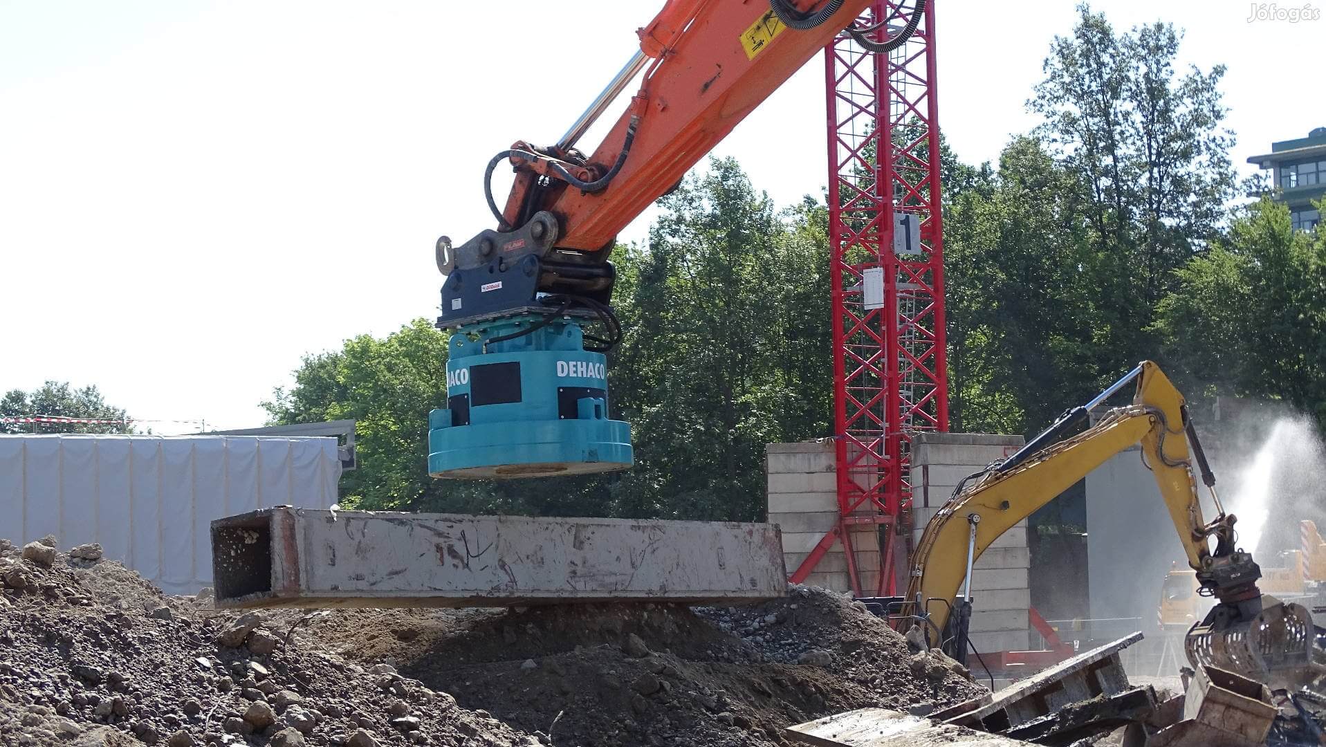 ipari hidraulikus mágnes fejlemezzel